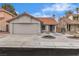 Charming single-story home featuring a well-maintained front yard and an attached two car garage at 3104 Waterview Dr, Las Vegas, NV 89117