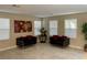 Comfortable living room features modern decor and bright natural lighting at 330 Silva Pl, Henderson, NV 89011