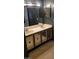 Double sink vanity installed in the bathroom at 3995 Visby, Las Vegas, NV 89119