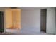 A bright bedroom featuring a closet and access to the home's stairs at 3995 Visby, Las Vegas, NV 89119