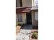 Home exterior featuring a secure entrance and sidewalk at 3995 Visby, Las Vegas, NV 89119