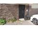 Home exterior with security door and brick wall at 3995 Visby, Las Vegas, NV 89119