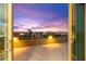Balcony view capturing the colorful sunset and neighborhood scenery at 424 Vigo Port St, Las Vegas, NV 89138