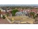 Panoramic rooftop view showcasing the city skyline and surrounding residential neighborhood at 424 Vigo Port St, Las Vegas, NV 89138
