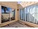 Private backyard featuring sliding doors providing plenty of natural light and outdoor living at 45 N Lamb Blvd, Las Vegas, NV 89110