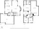 Two-story floor plan featuring kitchen, living room, primary bedroom, and three additional bedrooms at 5216 Desert Star Dr, Las Vegas, NV 89130