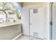 Private patio area with access to storage and views of the surrounding community at 5655 E Sahara Ave # 1052, Las Vegas, NV 89142