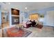 Cozy bedroom featuring a fireplace, comfortable bed, and ornate accents at 6230 Calm Brook Ct, Las Vegas, NV 89149