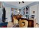 Charming office space featuring a desk, chairs, and natural light at 6230 Calm Brook Ct, Las Vegas, NV 89149