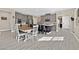 Spacious eat-in kitchen features an island, stainless appliances, and gray cabinets at 625 Honesty Ct, Henderson, NV 89011