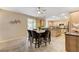 Eat-in kitchen with stainless appliances and granite countertops at 733 Secret London Ave, Las Vegas, NV 89178
