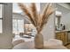 Dining room with views of living room and kitchen, bright light and airy feel at 8000 Badura Ave # 1007, Las Vegas, NV 89113