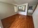 Bright living room with hardwood floors and an open layout perfect for entertaining at 8215 Shell Beach Ct, Las Vegas, NV 89117
