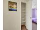 Linen closet featuring built-in shelving for optimal organization and storage at 8333 Valley Stream Ave, Las Vegas, NV 89131