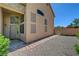 Exterior of home featuring desert landscaping, a well-maintained facade, and a welcoming front entrance at 8333 Valley Stream Ave, Las Vegas, NV 89131