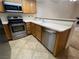 Kitchen featuring stainless steel appliances and wood cabinets at 8940 Antioch Way, Las Vegas, NV 89117