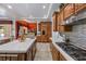 Well-appointed kitchen featuring granite countertops, custom cabinetry, and modern appliances at 9270 Valerie Elaine St, Las Vegas, NV 89139