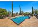 Private swimming pool surrounded by lush landscaping, a tranquil backyard retreat at 9270 Valerie Elaine St, Las Vegas, NV 89139
