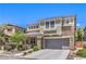 Charming two-story home with stone accents and a well-manicured front yard in a desirable neighborhood at 10506 Arnica Way, Las Vegas, NV 89135