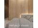 Cozy bedroom with wood paneled walls, built-in storage, and a comfortable bed at 1204 Powerwall Pl, Henderson, NV 89012