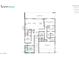 Detailed floor plan featuring four bedrooms, four bathrooms, a three-car garage, and a covered patio at 1204 Powerwall Pl, Henderson, NV 89012