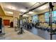 Bright gym features modern exercise equipment and large windows at 135 E Harmon Ave # 2420, Las Vegas, NV 89109