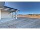 An outdoor covered patio featuring a lovely, unobstructed view of the surrounding desert landscape at 1580 S Tiptop Trl, Pahrump, NV 89048