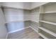 Walk-in closet with shelving and hanging storage at 1580 S Tiptop Trl, Pahrump, NV 89048