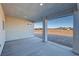 Back patio showing view of the desert landscape, providing a calm and relaxing outdoor space at 1580 S Tiptop Trl, Pahrump, NV 89048