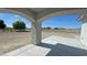 Covered front porch featuring sturdy support beams that add to the appeal at 1580 S Tiptop Trl, Pahrump, NV 89048
