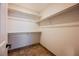 Walk-in closet with shelving for optimal organization and storage at 209 Camino Vista St, Henderson, NV 89012