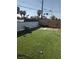 The backyard has grass and a fenced perimeter at 2409 Maroney Ave, Las Vegas, NV 89104