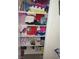 The closet has ample storage for personal items at 2409 Maroney Ave, Las Vegas, NV 89104
