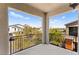Second story balcony offers community views at 2495 Sunflower Days Ave # 2052, North Las Vegas, NV 89031