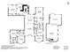 Detailed floor plan showcasing the layout of this 4,668 sqft home with living spaces, bedrooms, and bathrooms at 2500 Wimbledon Dr, Las Vegas, NV 89107