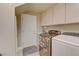 Functional laundry room equipped with modern appliances and ample storage space at 2500 Wimbledon Dr, Las Vegas, NV 89107