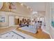 Open-concept living area with high ceilings, stylish furnishings, and a grand, airy atmosphere at 2500 Wimbledon Dr, Las Vegas, NV 89107