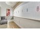 Bright, enclosed patio with plank floors, soft seat and sheer shade at 2725 S Nellis Blvd # 2084, Las Vegas, NV 89121
