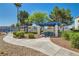 Outdoor picnic area featuring a pergola with seating, providing a charming space for community gatherings at 2725 S Nellis Blvd # 2084, Las Vegas, NV 89121