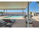 Community pool featuring lounge chairs, shaded areas, and a clean, inviting swimming space at 2725 S Nellis Blvd # 2084, Las Vegas, NV 89121