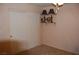 Bedroom with shelf and sliding closet doors at 30 Diamond Bar Rd, Pahrump, NV 89048
