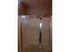 Shower with sliding glass door at 30 Diamond Bar Rd, Pahrump, NV 89048