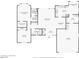 Detailed floor plan showcasing the layout of the home at 3013 Sungold Dr, Las Vegas, NV 89134