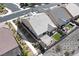 Bird's eye view of a single-story house featuring a landscaped backyard and patio at 3096 Beaux Art Ave, Henderson, NV 89044