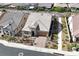 Aerial view of single-story home with low-maintenance desert landscaping at 3096 Beaux Art Ave, Henderson, NV 89044