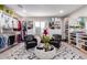 This spacious walk-in closet offers custom shelving and hanging racks for optimal organization and convenience at 3929 Reyes Ave, Las Vegas, NV 89141
