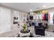 Spacious walk-in closet featuring custom shelving, a seating area, and elegant design elements at 3929 Reyes Ave, Las Vegas, NV 89141