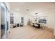 Open dining area featuring modern lighting, ample seating, and natural light at 4016 Tyler William Ln, Las Vegas, NV 89130