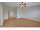 Bedroom featuring vaulted ceilings, wood look floors, and arched entryway at 4197 Bottiglia Ave, Las Vegas, NV 89141