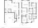 A floor plan of the first and second floor of the home at 4786 Castel Martini Ct, Las Vegas, NV 89147